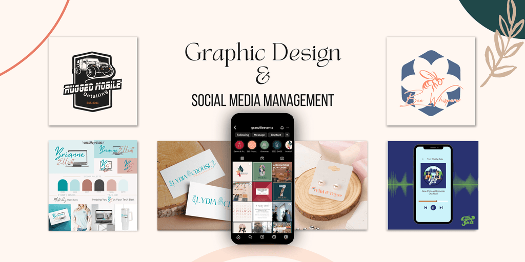 Graphic Design & Social Media Management Graphic
