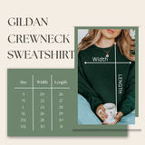 Eucalyptus Flower Crewneck Sweatshirt - Women’s Green Cottagecore Shirt, Botanical Plant Gift