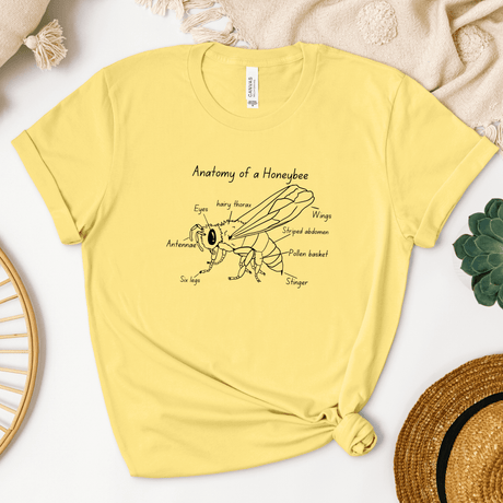 SCBA Anatomy Of A Honeybee T-shirt - Winks Design Studio,LLC