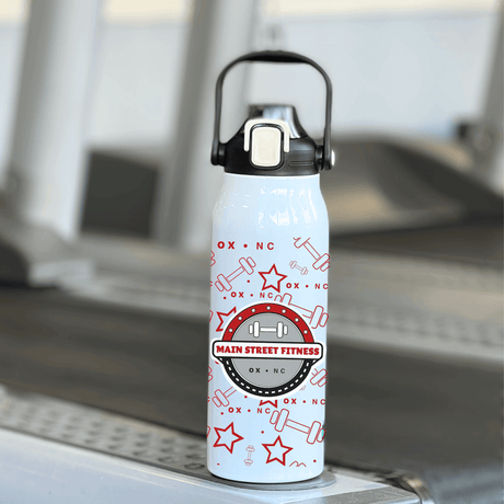 Main Street Fitness Water Bottle - 57 OZ - Winks Design Studio,LLC