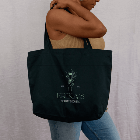 Erika's Beauty Secrets Tote with Pockets Winks Design Studio,LLC $16.99 Handbags