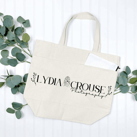 Lydia Crouse Tote with Pockets - Winks Design Studio,LLC