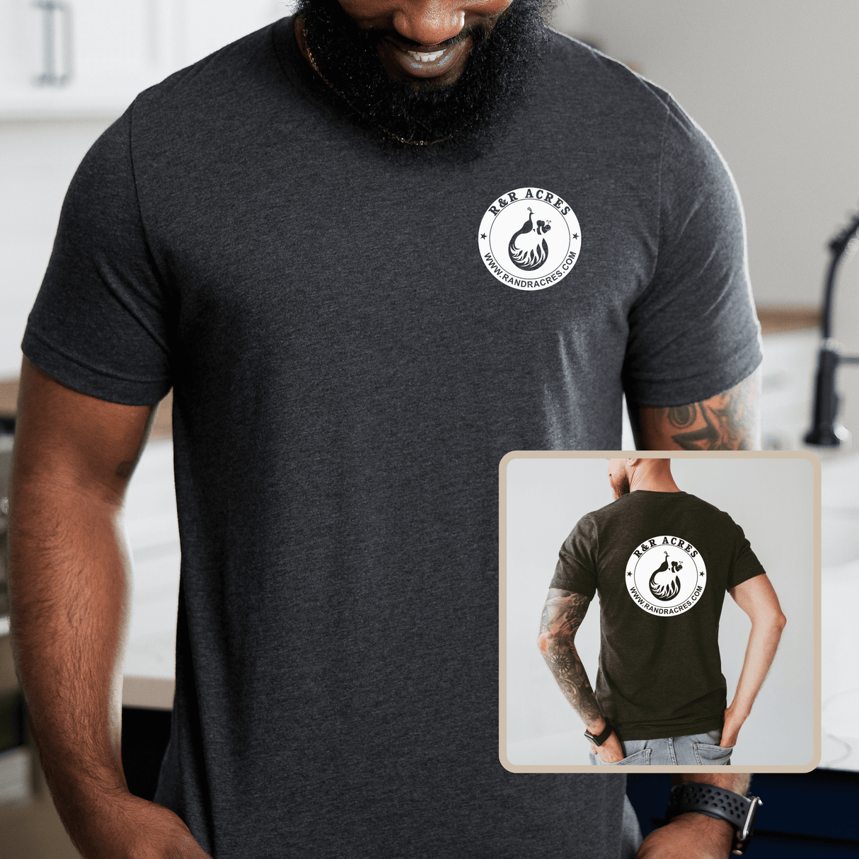 R & R Short Sleeve T-shirt - Pocket/Full Back Design T-shirt Winks Design Studio,LLC