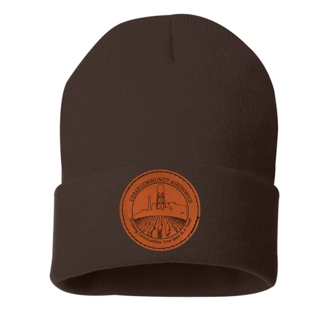 UCAN Leather Patch Beanie
