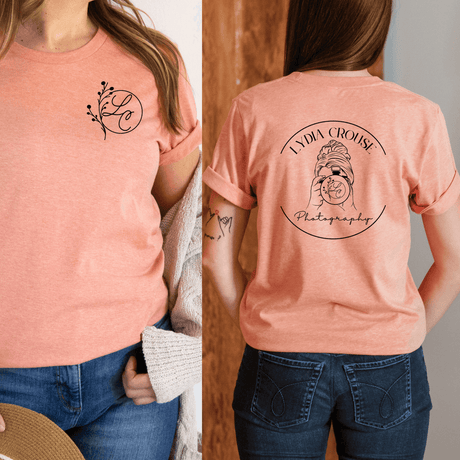 Lydia Crouse Pocket logo Short Sleeve T-shirt - Winks Design Studio,LLC