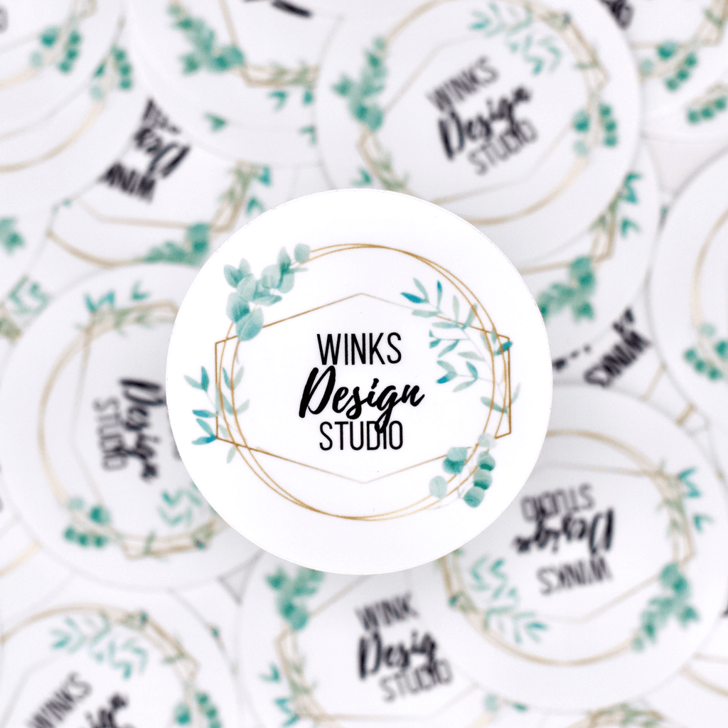 Wholesale 3x3 Custom Vinyl Stickers - Winks Design Studio,LLC