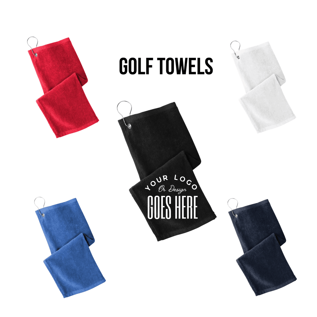 Custom Logo Fitness Golf Towels - Winks Design Studio,LLC