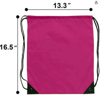 Customizable Fitness Cinch Bag | Stylish Drawstring Sack for Every Adventure - Winks Design Studio,LLC