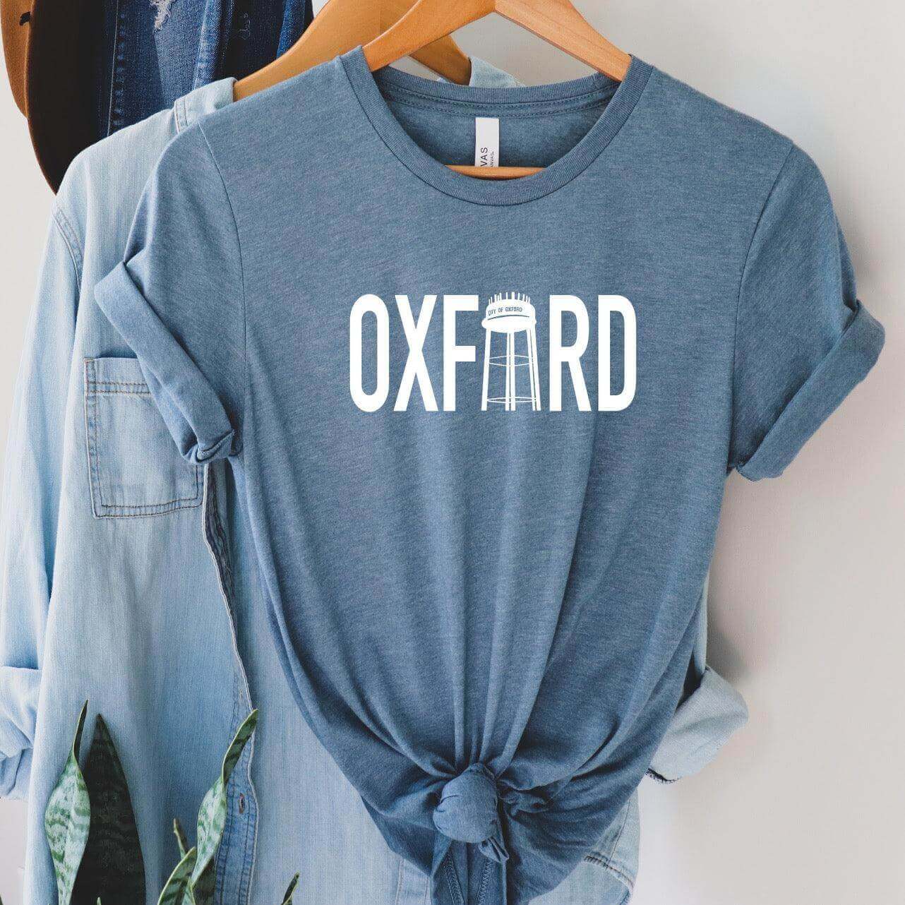 Oxford Water Tower T-shirt - Winks Design Studio,LLC