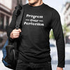 Progress-Over-Perfection Motivational Graphic Tee, Workout Wear, Art Teacher Gift, Unisex Style - Winks Design Studio,LLC