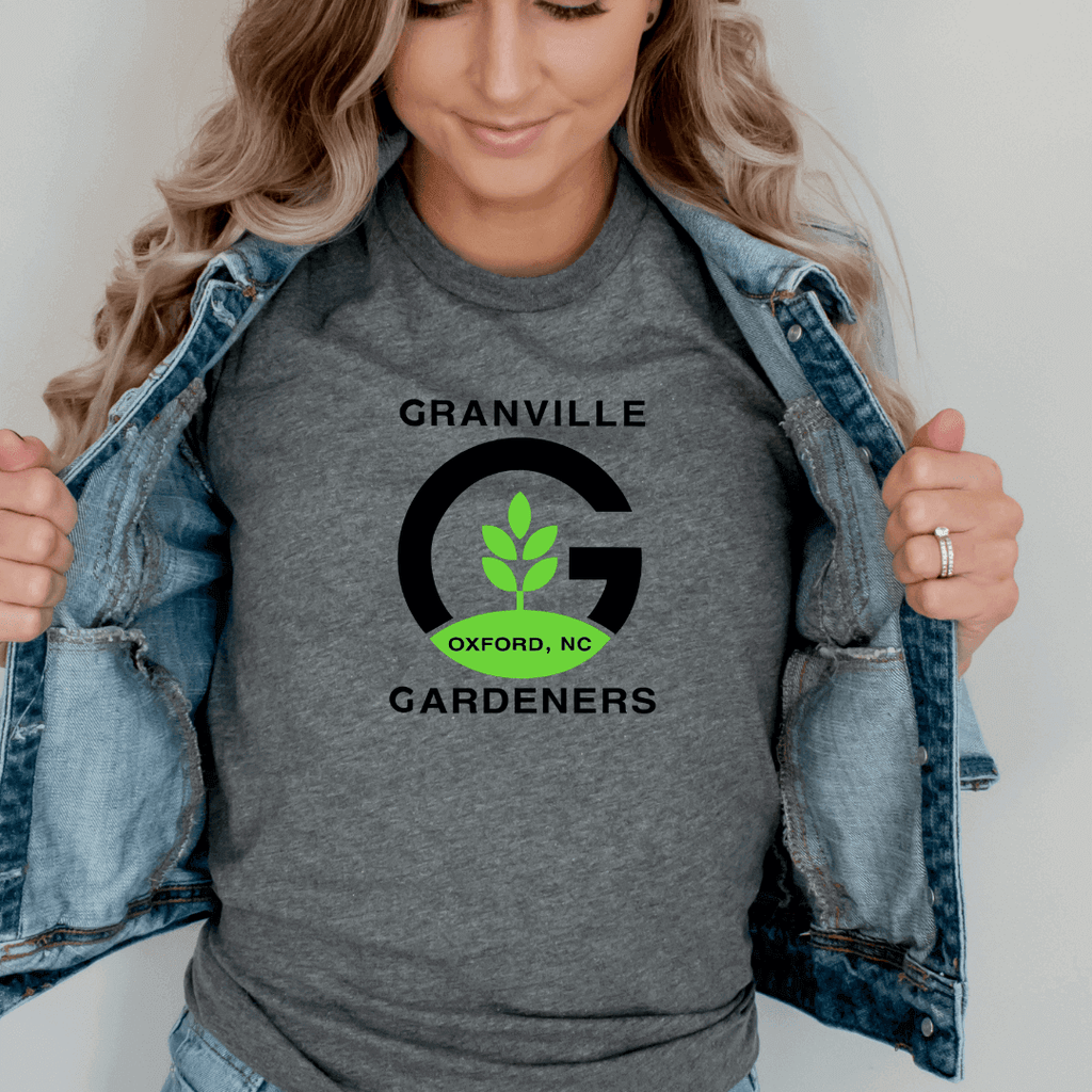 Granville Gardeners Club Custom Logo Center Chest Image Long Sleeve - Winks Design Studio,LLC