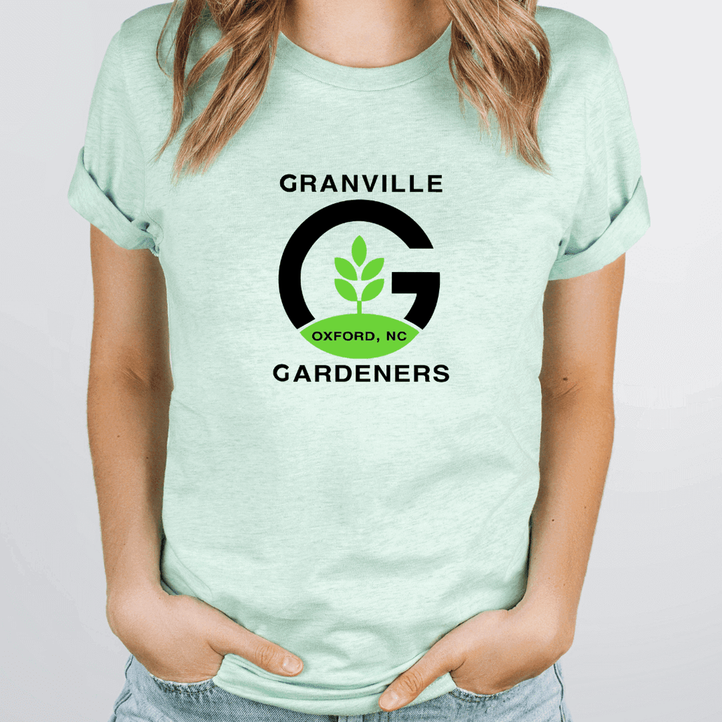 Granville Gardeners Club Custom Logo Center Chest Image on Short Sleeve Shirt - Winks Design Studio,LLC
