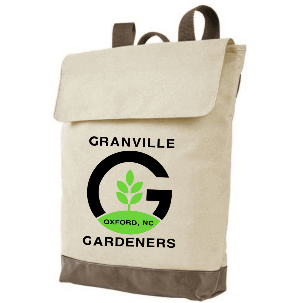 Custom Granville Gardeners Large Canvas Top-loading Laptop Backpack - Winks Design Studio,LLC