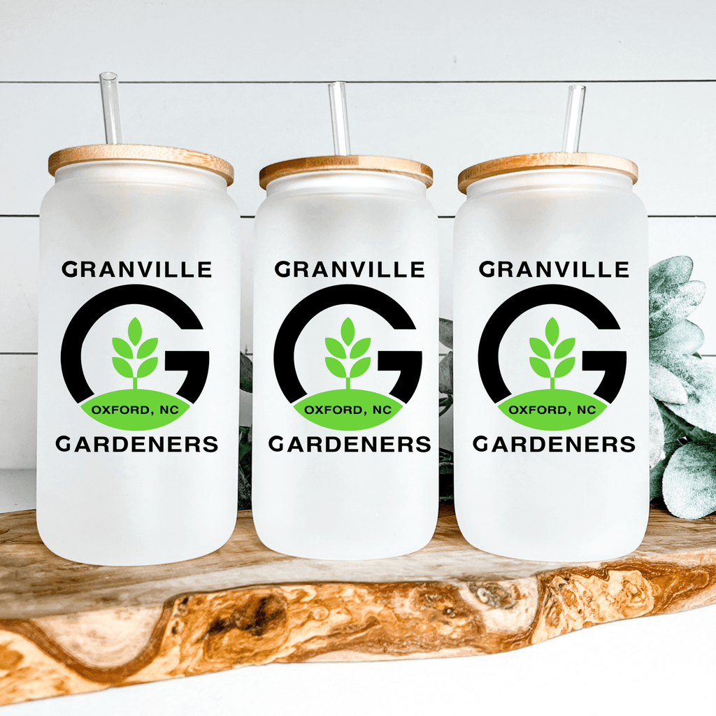 Granville Gardeners Frosted Glass - Winks Design Studio,LLC