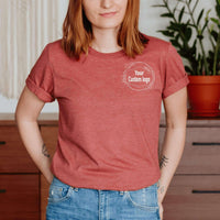 Custom Logo Short Sleeve T-shirt - Winks Design Studio,LLC