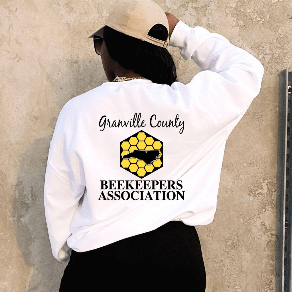 Granville County Beekeepers Association Full Back Image, Long Sleeve - Winks Design Studio,LLC