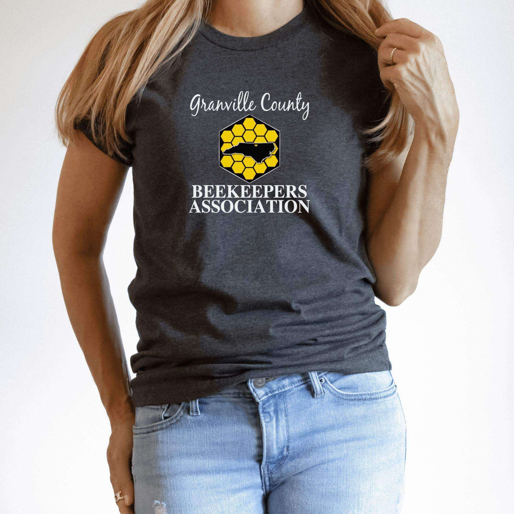 NSCBA Granville County Beekeepers Association Custom Logo Image on Short Sleeve Shirt - Winks Design Studio,LLC