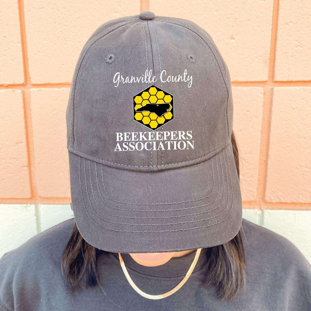 Granville County Beekeepers Association Custom Logo Hat - Winks Design Studio,LLC