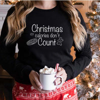 Christmas Calories Don't Count Christmas Baking Shirt | Christmas Cookies Tee | Funny Christmas Shirt - Winks Design Studio,LLC