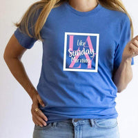 Lazy like Sunday Morning T-shirt, Funny shirt, lazy days shirt, statement shirt - Winks Design Studio,LLC