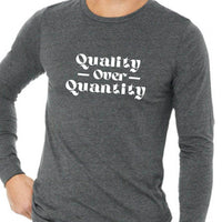 Motivational t-shirt, Quality Over Quantity Graphic Tee, Teacher Shirts, Artist Shirt, Workout Wear, Goals Shirt, Gym Shirt - Winks Design Studio,LLC