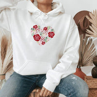 Flower Heart Sweatshirt - Winks Design Studio,LLC