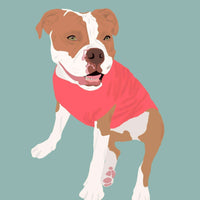 Personalized Pet Portrait From Photo - Winks Design Studio,LLC