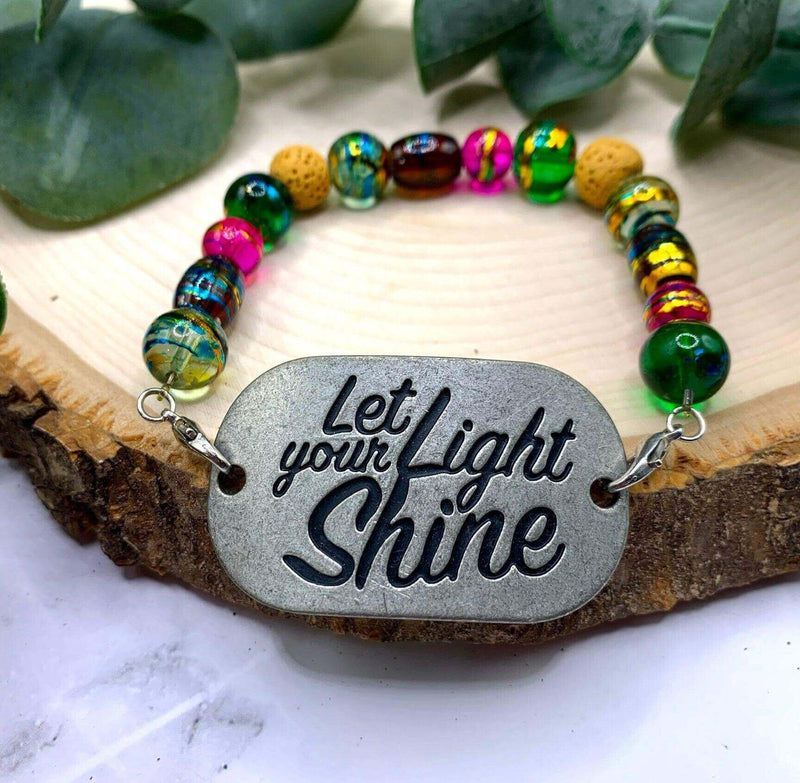 Handmade Beaded Bracelet- Let Your Light Shine - Winks Design Studio,LLC