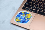 Starry Night Sticker, Gogh With It, 3.5x3.5 in. - Winks Design Studio,LLC