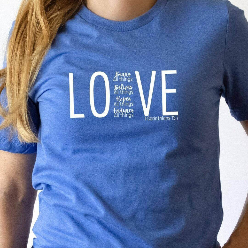Love Bible Verse Shirt - Winks Design Studio,LLC