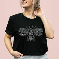 Flower Bee T-Shirt - Winks Design Studio,LLC