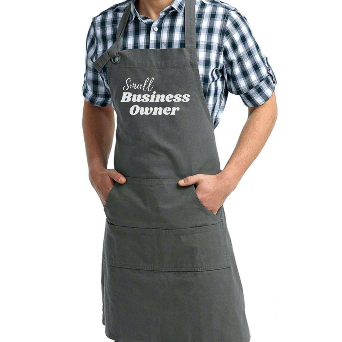 Small Business Owner, Business Apron, Cotton Canvas Artisan Bib Apron, Small Business Gift, Small Business Supplies, Vendor Display Booth - Winks Design Studio,LLC