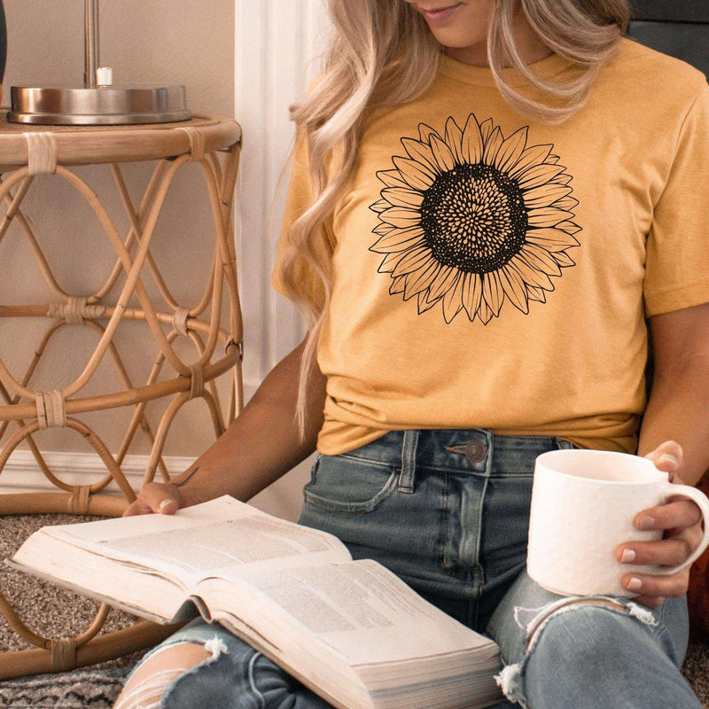 Sunflower Shirt - Winks Design Studio,LLC