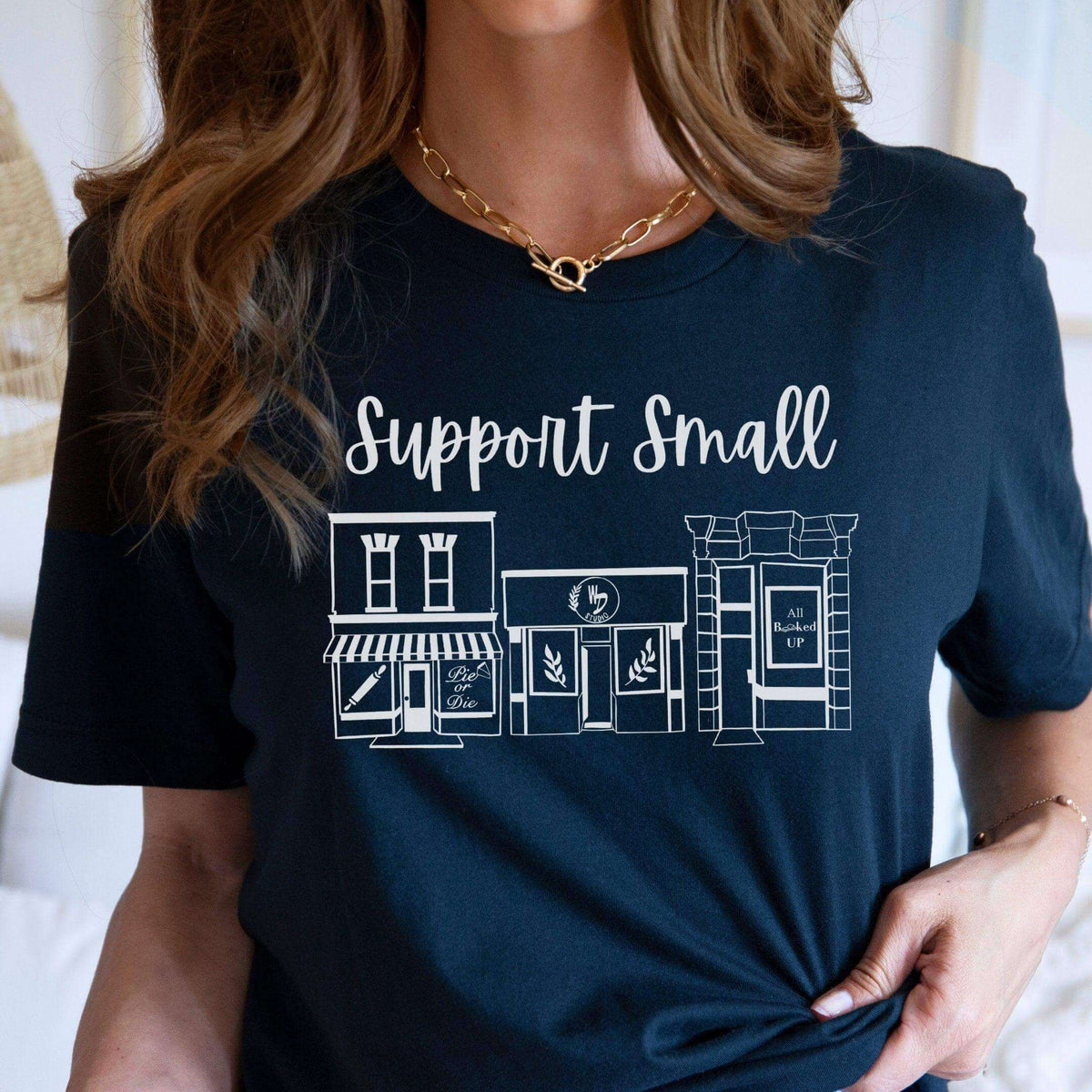Support Small Business Crewneck - Winks Design Studio,LLC