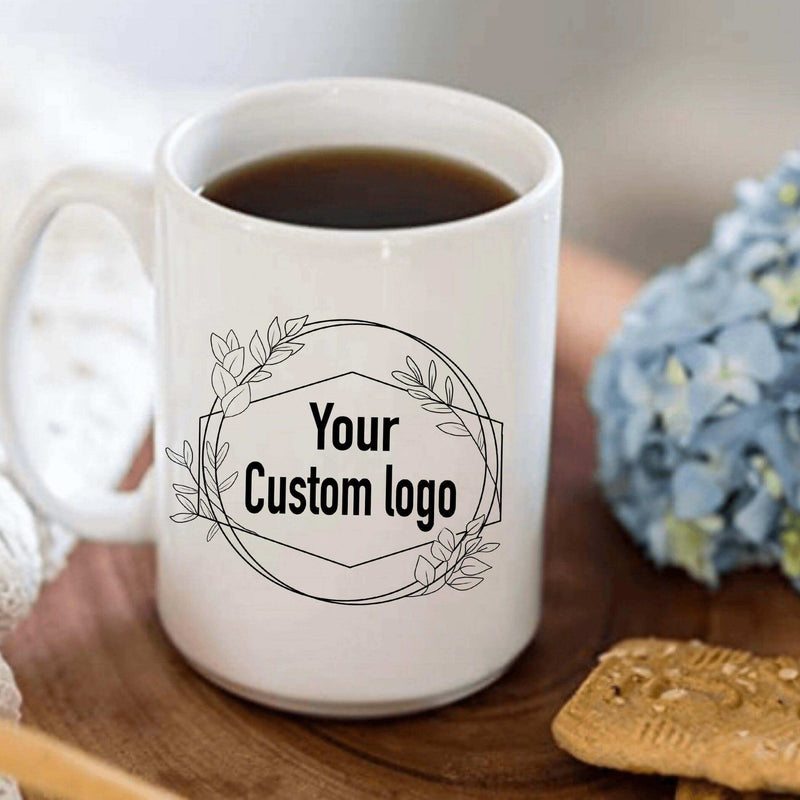 Custom Logo Ceramic Mug - Winks Design Studio,LLC