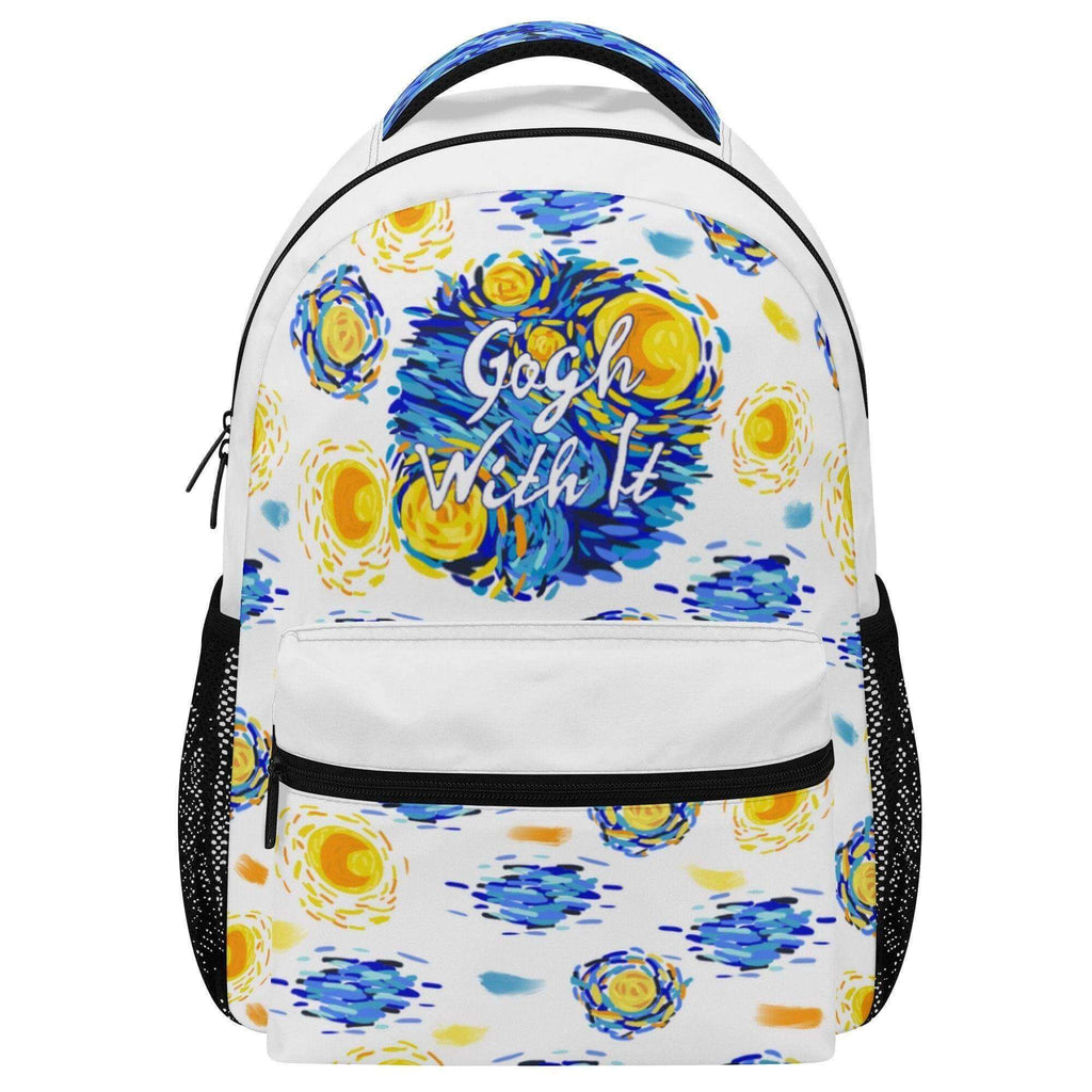 Starry Night Casual Style Laptop Backpack - Winks Design Studio,LLC