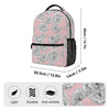 Pink Peony Flower Casual Style iPad Backpack - Winks Design Studio,LLC