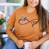 Infinity Paw Print T-Shirt - Winks Design Studio,LLC
