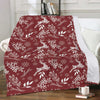 Reindeer Fleece Blanket 70”x54”: Christmas Home Decor, Holiday Throw Blanket, Machine Washable